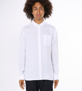 Leinenhemd - weiß