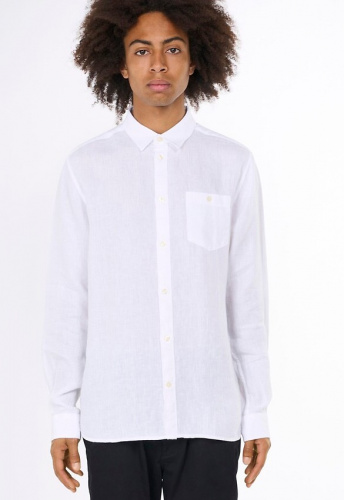 Leinenhemd - weiß