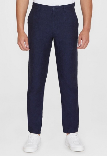 Leinenhose "Chuck Regular" - yarndyed/total eclipse