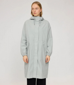 Oversized Rain Coat - aqua grey