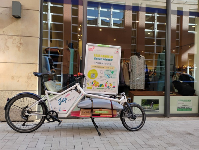 FAHRRAD-DEMO zur Fairen Woche 2025