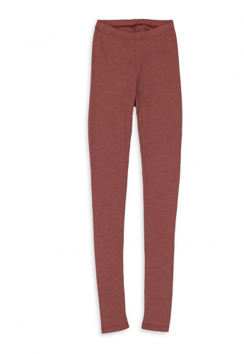 Damen Leggins Wolle / Seide - kupfer