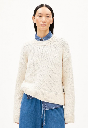 Strickpullover "Vaanya" - oatmilk