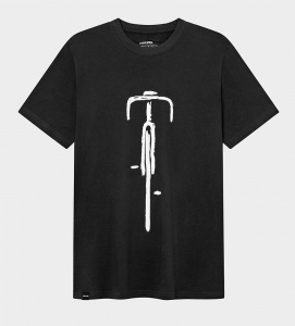 T-Shirt "Stockholm Bike Front" - charcoal