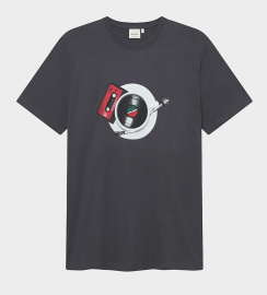 T-Shirt "Stockholm Morning Music" - charcoal