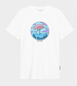 T-Shirt "Stockholm Too Crowded" - white