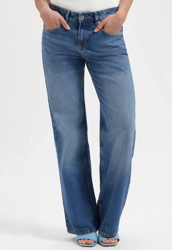 Kuyichi Jeans "Lena Loose" - rosebowl blue