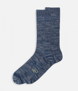 Nudie Socks "Rasmusson Rib" - blue