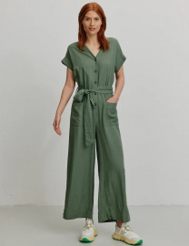 Jumpsuit "Dianella" (linen) - khaki