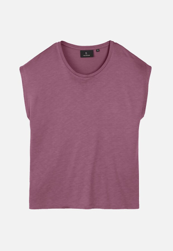 T-Shirt "Mithila" - dark tulip