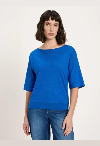 Lanius "Halbarmshirt Mit Hanf" - midnight