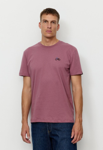 T-Shirt "Agave Bike" - dark tulip