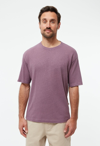 Leinen-T-Shirt "GBLasse" - english violet
