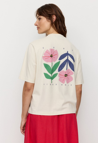 T-Shirt "Azolla Good Vibes" - arctic white