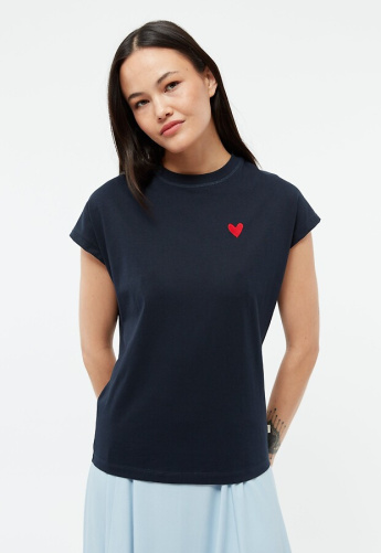 Givn T-Shirt "GBLaila Heart" - dunkelblau