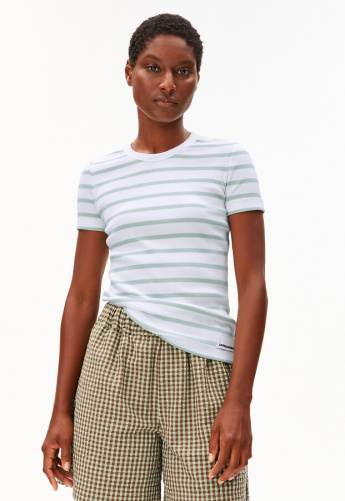 Ripp T-Shirt "Kardaa Stripes" - white/foam