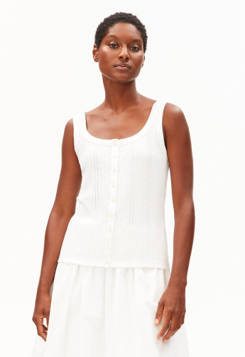 Pointelle Top - white