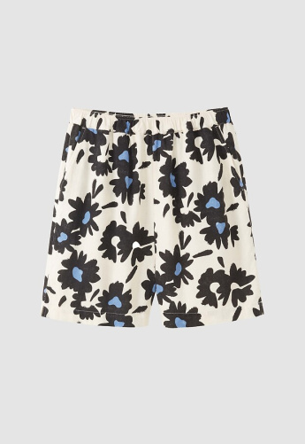 Shorts "Fir Bloom" - electric blue