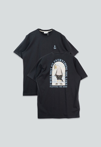 T-Shirt "Back Flipping" - dunkelblau