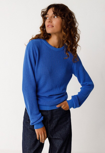 Strickpullover "Iradi" - blau