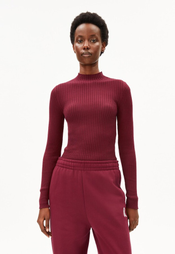 Knit Jumper "Alaania" - velvet red