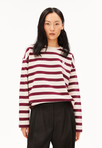 Sweatshirt "Iconic A Frankaa Bold" - undyed/velvet red