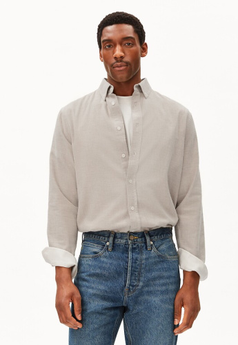 Flanell-Hemd "Araamo" - honey reed