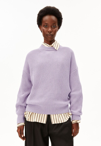 Vanise Rippstrickpullover - moonlit lilac