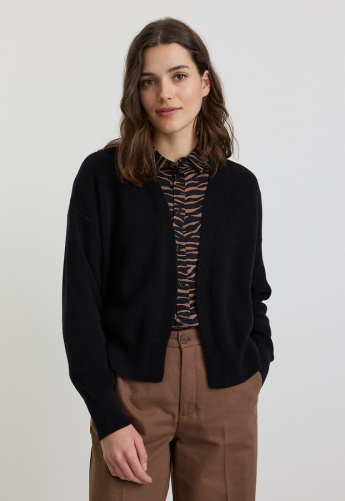 Strick-Cardigan "Moringa" - black