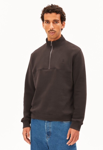 Troyer-Sweatshirt "Waarlo Fleece" - claystone