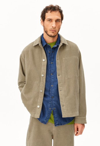 Kord-Jacke - light sage