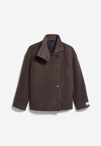 Wolljacke "Majelaa" - claystone melange