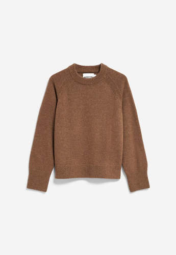 Wollstrickpullover - claystone melange