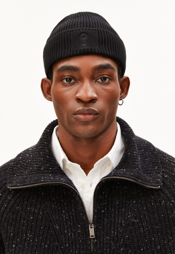 Strickmütze "Nildaao Cotton" - black
