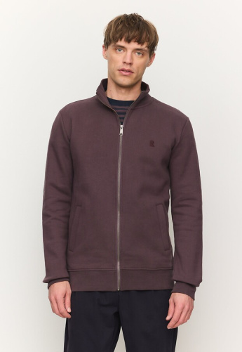 Sweatjacke "Camphor" - dark grape