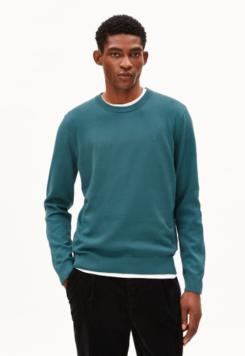 Knit Sweater "Loukaa" - petrol velvet