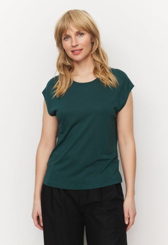 T-Shirt "Mithila" - deep green