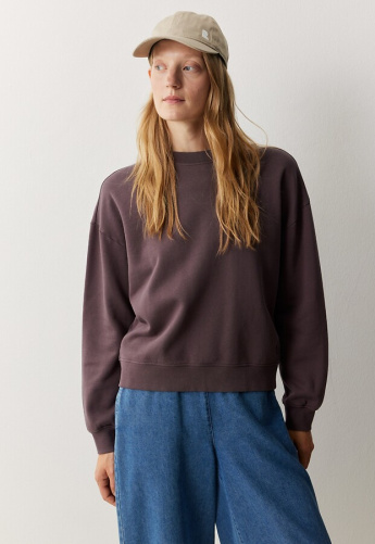 Sweatshirt "Nerine" - dark grape