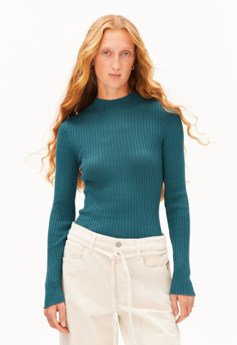 Feinstrickpullover "Alaania" - petrol velvet