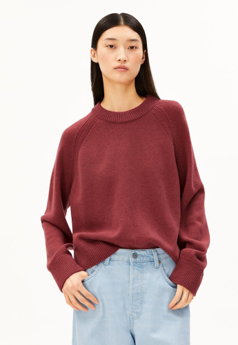 Wollstrickpullover - velvet ember