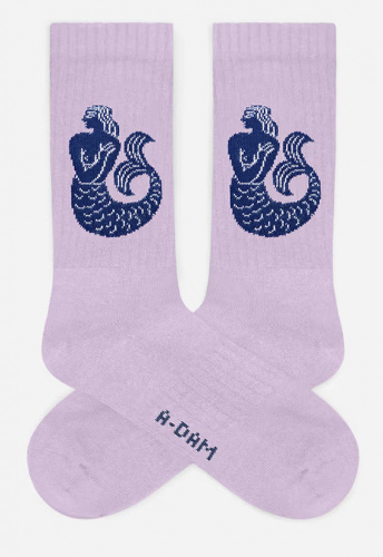 Crew Socks "Lilac Mermaid"