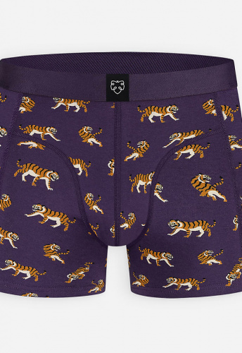 Boxer-Brief "Purple Tigers"