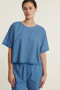 Top "Adie Crop Tee" - quiet harbour