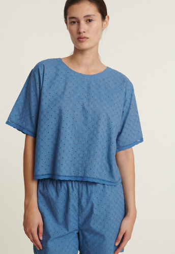 Top "Adie Crop Tee" - quiet harbour