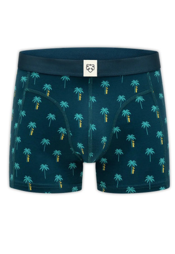 Boxer-Brief "Blue A-Dam Palms" - blue