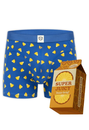 Boxer-Brief "Blue Pineapple Juice" - blue