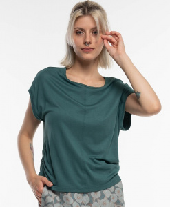 Pique Ruffle Shirt - botanic