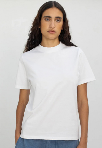 Rotholz "Big Collar T-Shirt" - classic white