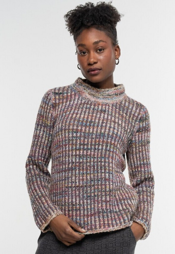 Reversible Alpaca Knit Sweater "Change" - rose quarz