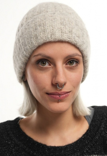 Alpaka-Mütze "Light Cap" - ecru